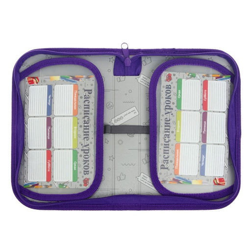 Пенал школьный, 1 секция, 13×21×4 см «Бабочки»