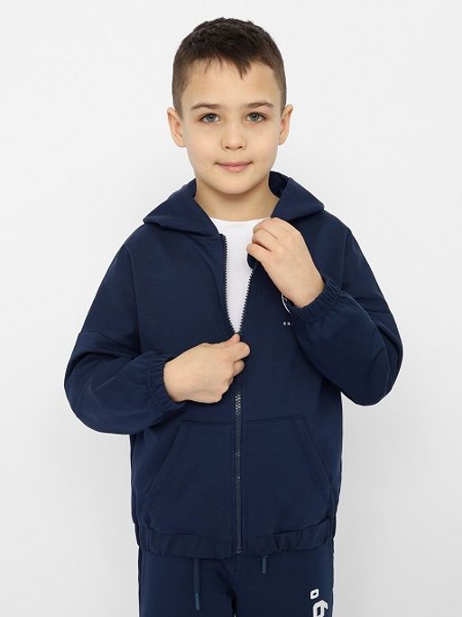 CRB wear/CSKB 63470-41-353 Толстовка для мальчика,темно-синий/Ex.Cherubino  фото 3