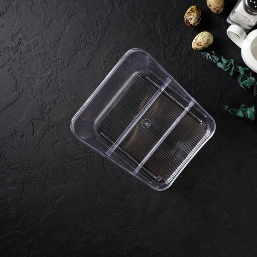 Органайзер для специй Alt, 15.8×14.9×13.2 см, пластик, прозрачный