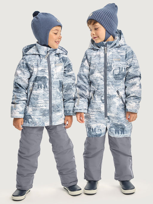 Костюм 7м1526 деним/серый