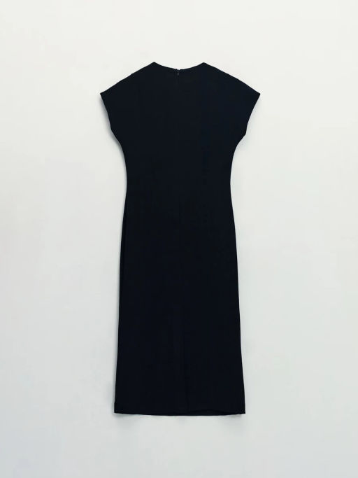 Платье миди с V-образным вырезом / Zarina