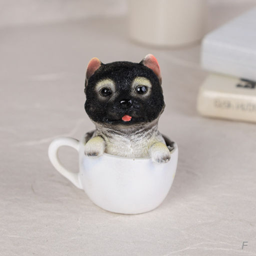 Фигурка Собака в кружке 9 см / CW421-19 /уп 120/ - Галеонтрейд фото 4