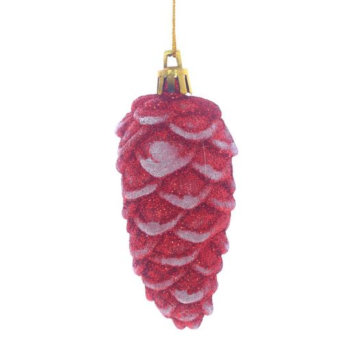 Набор из 2шт Украшение новогоднее "Шишка", L4 W4 H10 см