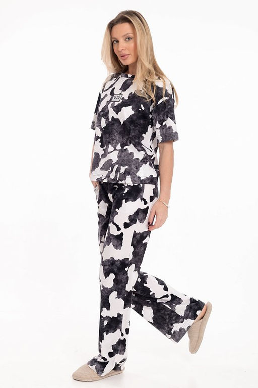 Костюм М325158чб Черный/белый