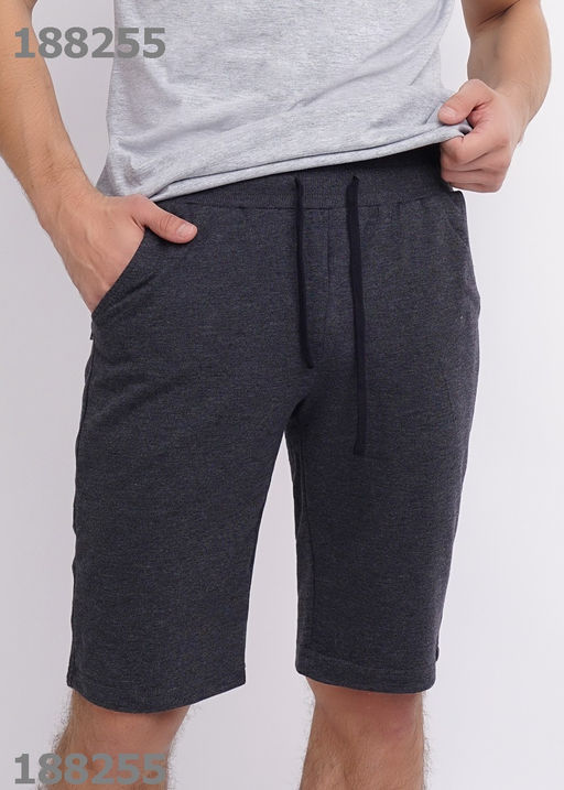 ЭЙС шорты муж600947/5а меланж т.серый - Clever wear фото 2