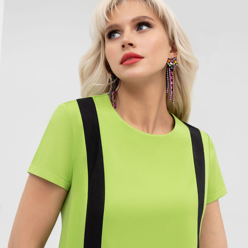 Блуза В зоне комфорта (яркая зелень) - Charutti фото 3