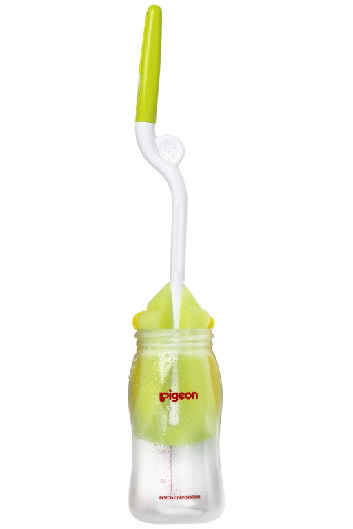 Pigeon / Щетка с губкой для мытья детских бутылочек  фото 5