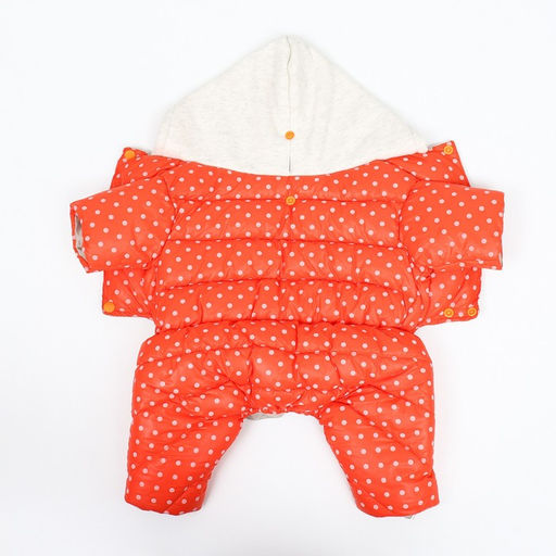 Комбинезон Для прогулки, размер 12 (ДС 24 см, ОГ 38 см, ОШ 27 см), оранжевый - Simaland фото 10