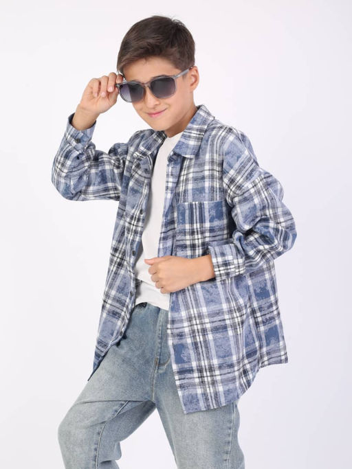 Рубашка 6510 т.синяя клетка 950 Be Friends  фото 8