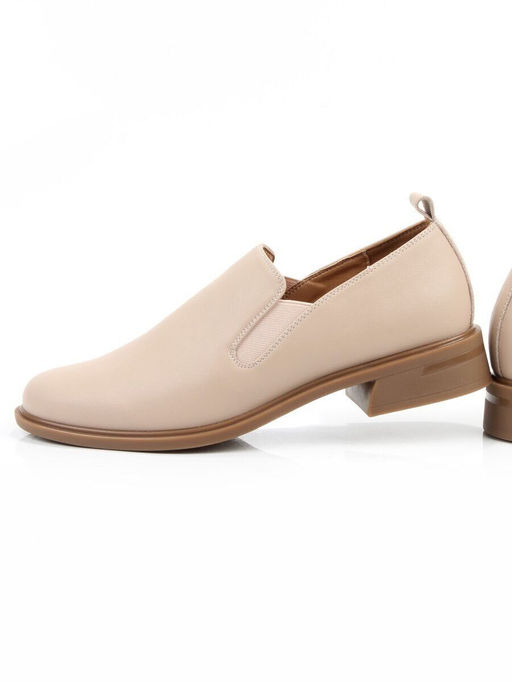 06-M47-21 BEIGE Туфли женские (натуральная кожа)