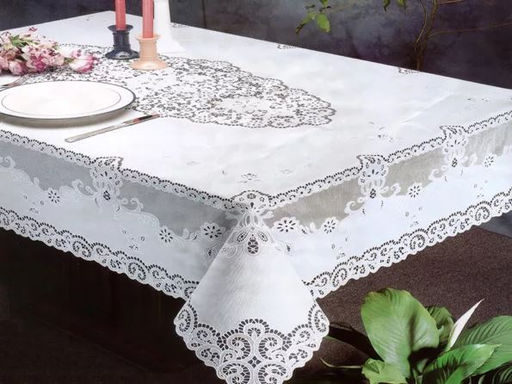 Скатерть CROCHET 46*60 (115*150), арт S-501. 46-60-501