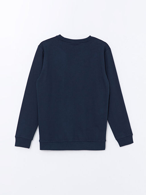 Bisiklet Yaka Fenerbah?e Bask?l? Uzun Kollu Erkek ?ocuk Sweatshirt - Waikiki фото 2
