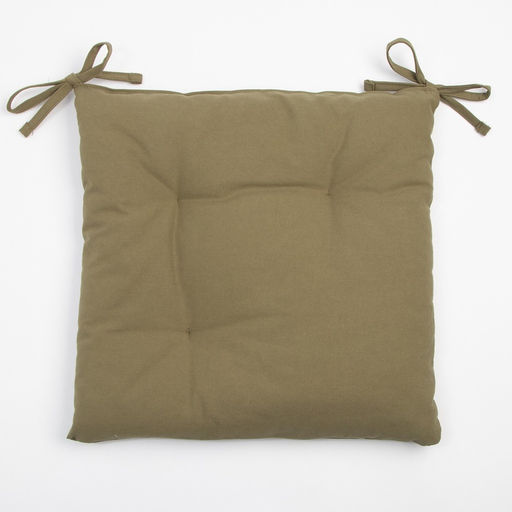 Подушка на стул «Этель» Kitchen, 42×42 см, зелёная