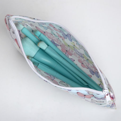 Цена за 2 шт. Косметичка-пенал PVC на молнии «Бабочки»