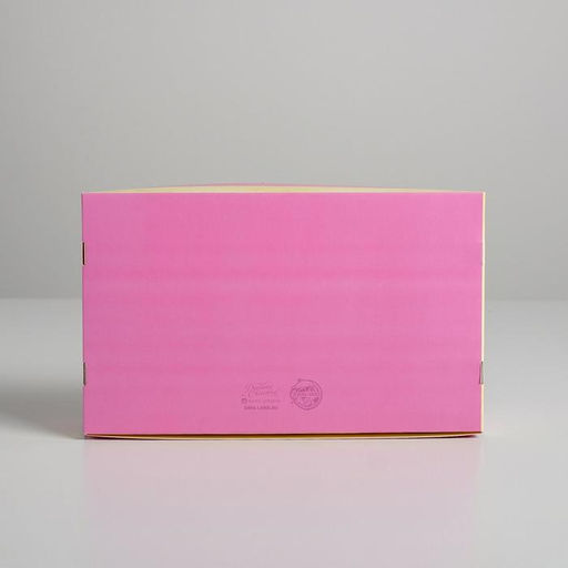 Цена за 5 шт. Коробка для эклеров, кондитерская упаковка, 5 вкладышей, Perfect tasty, 25.2×15×7 см