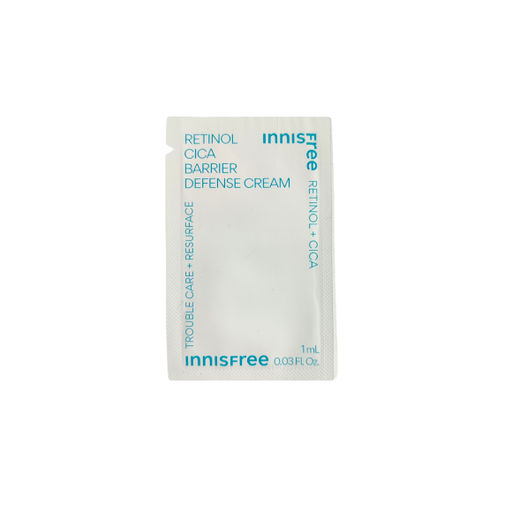 Sample Крем корректирующий для лица с ретинолом и центеллой азиатской INNISFREE Retinol Cica Barrier Defense Cream, 1ml