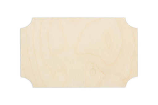 Заготовка для декорирования Mr. Carving БА-57 Панно фанера 12 х 20 х 0.3 см 2 шт