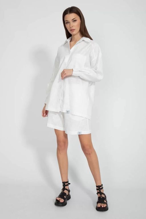 Льняная рубашка 4073 - Kivviwear фото 5