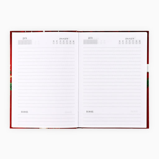 Ежедневник А5, 80 листов, недатированный, в твердой обложке «С Новым годом!»