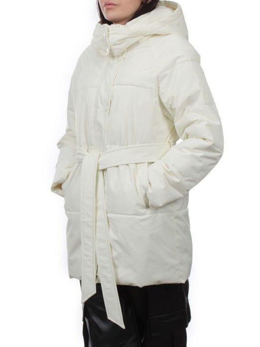 S24-299 MILK Куртка демисезонная женская (100 гр. холлофайбер) - Fashion фото 5