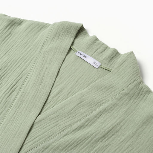 Халат домашний женский KAFTAN Basic размер 52-54, зеленый