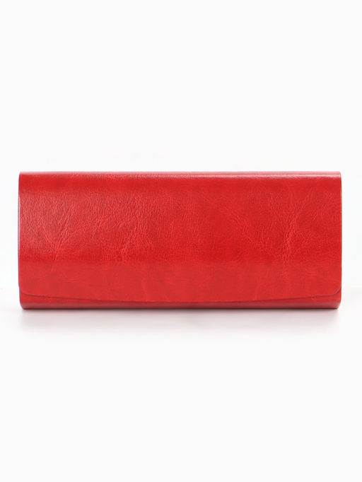 Футляр для очков на магните, 15.5×3.3×6 см, красный