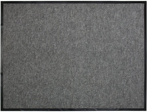 Коврик влаговпитывающий, ребристый TRIP 90*120 см "VORTEX", серый 24198