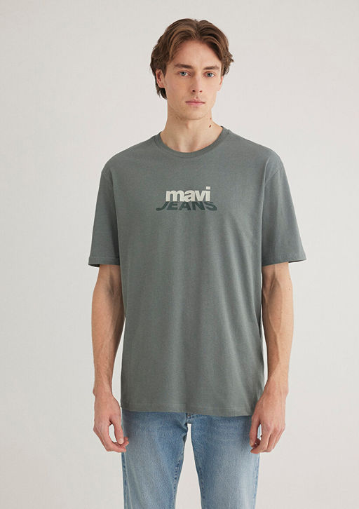 Mavi Logo Bask?l? Yesil Tisort  фото 4