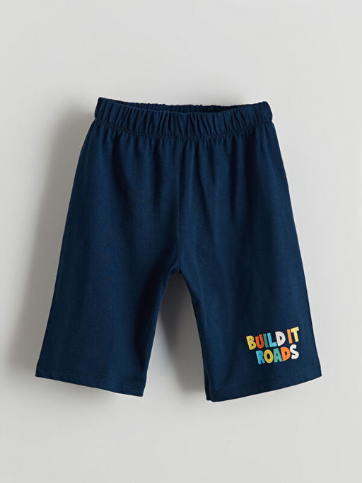 Beli Lastikli Bask?l? Erkek ?ocuk Pijama Alt