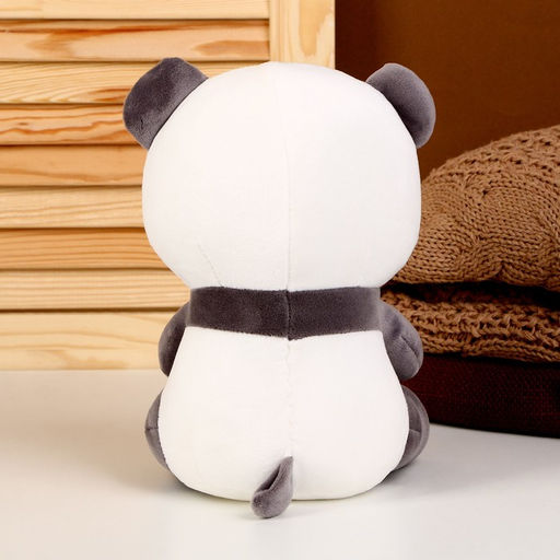 Мягкая игрушка «Панда», размер 22 см, цвет серо-белый