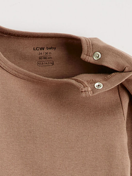 Bisiklet Yaka Erkek Bebek ??t??tl? Body