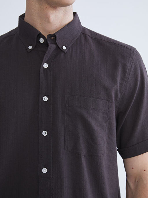 Regular Fit K?sa Kollu Erkek G?mlek