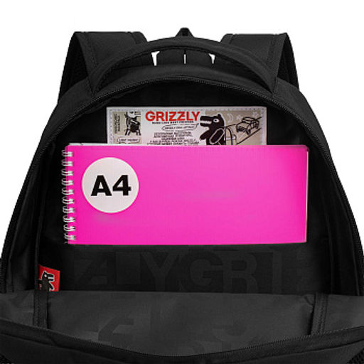 RB-651-2 Рюкзак школьный с картхолдером на держателе - Grizzly фото 9