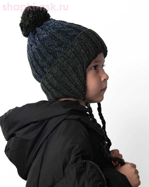 12661/2 MBU Ушанка для мальчика флис (50-52)