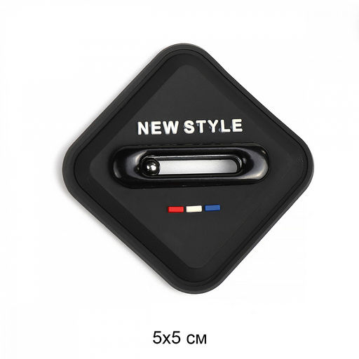 Аппликация пришивная New Style арт.TBY.SHEV.50 5х5см цв.черная основа уп.10шт