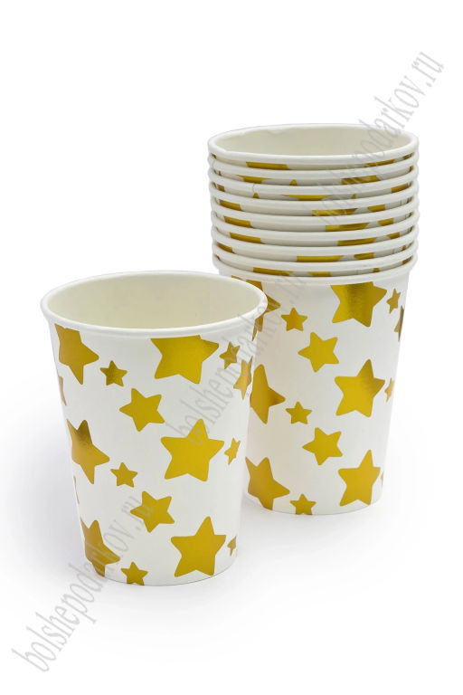 Стаканчики бумажные 250 мл (10 шт) SF-7834, №2