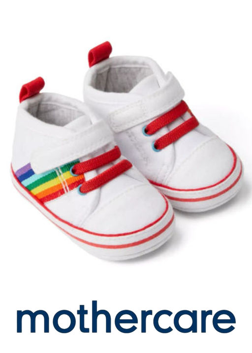 Mothercare / Мягкие эластичные пинетки в спортивном стиле