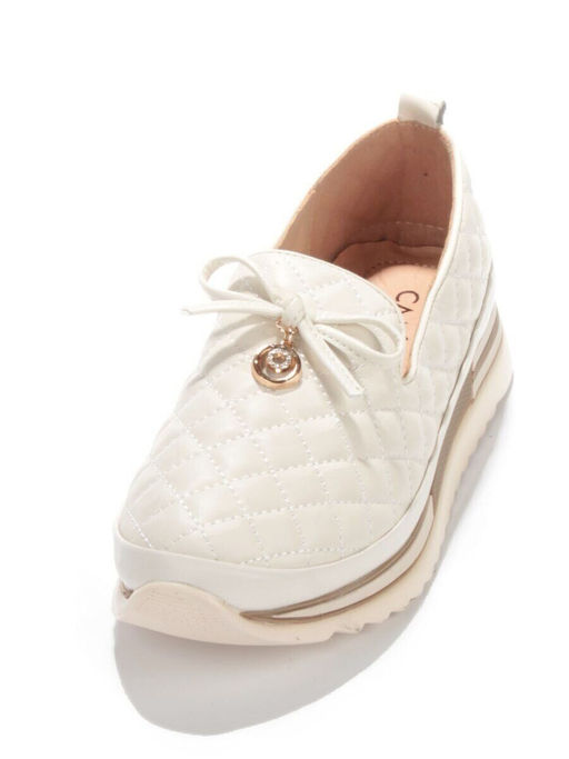 03-5016-5 LT. BEIGE Полуботинки женские (натуральная кожа)