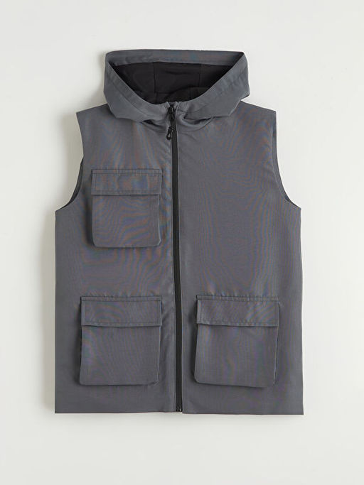 Kap??onlu Erkek ?ocuk Yelek