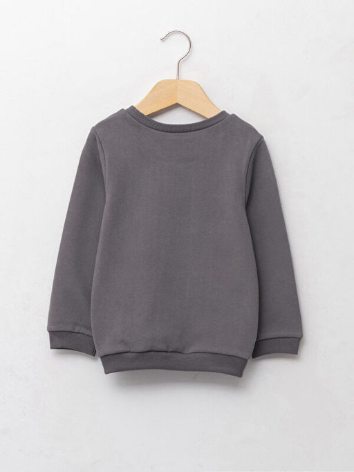 Bisiklet Yaka Uzun Kollu Minnie Mouse Bask?l? Pamuklu K?z Bebek Sweatshirt - Waikiki фото 2