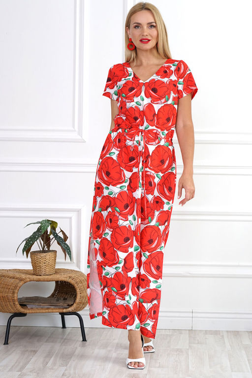 Платье ALANI 2133 красные маки - Alani collection фото 7