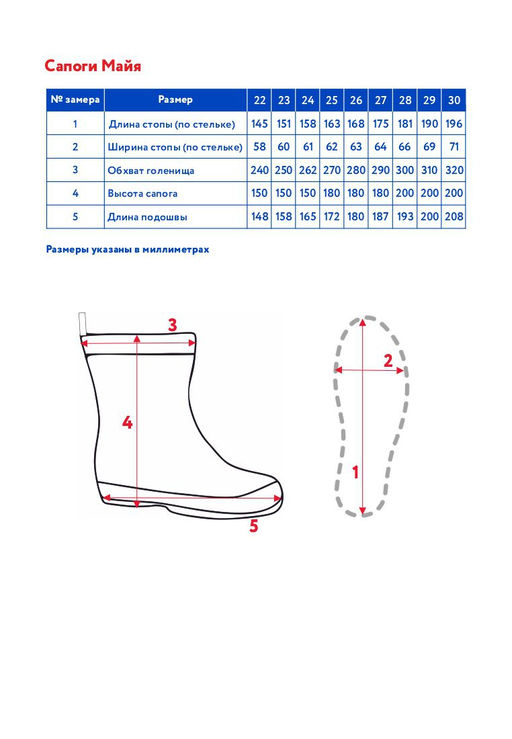 Резиновые сапоги д/дев. Майя - Oldos фото 6
