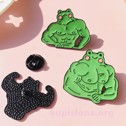 Брошь-значок Sport frog - Купи слона фото 2
