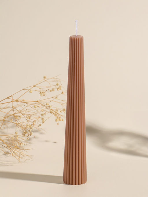 Набор свечей, 3.5х23 см, 2 шт "Башня" корица 4х9,5х25 см