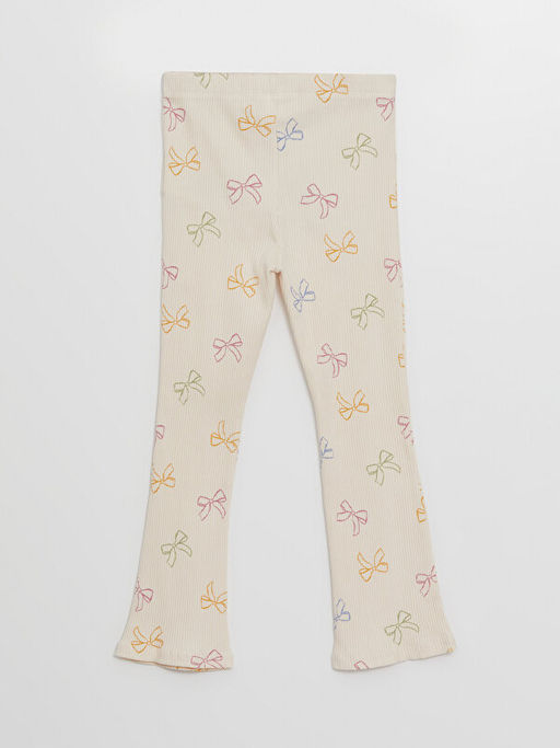 Beli Lastikli Bask?l? ispanyol Pa?a K?z Bebek Tayt - Waikiki фото 3