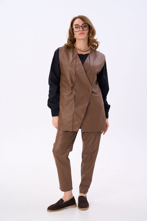 Костюм NIKVA н732-3 шоколад фото 3