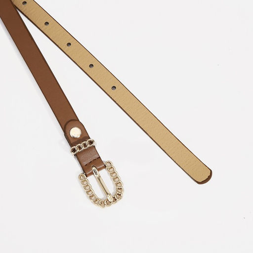 Ремень женский, ширина 1.4 см, пряжка металл, цвет коричневый - Simaland фото 2