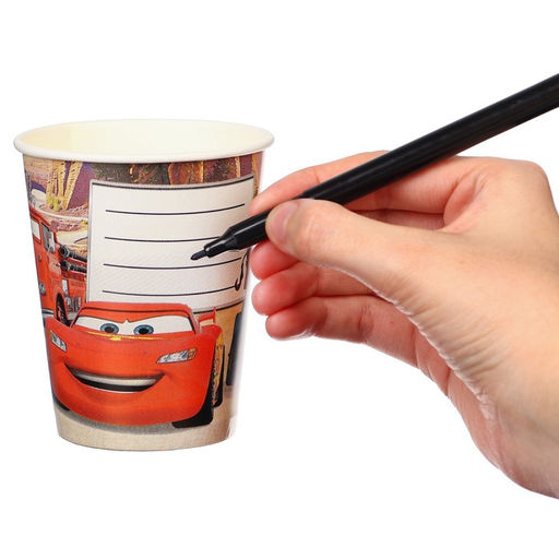 Цена за 10 шт. Стакан бумажный С Днем Рождения!, 250 мл, Тачки - Disney фото 7