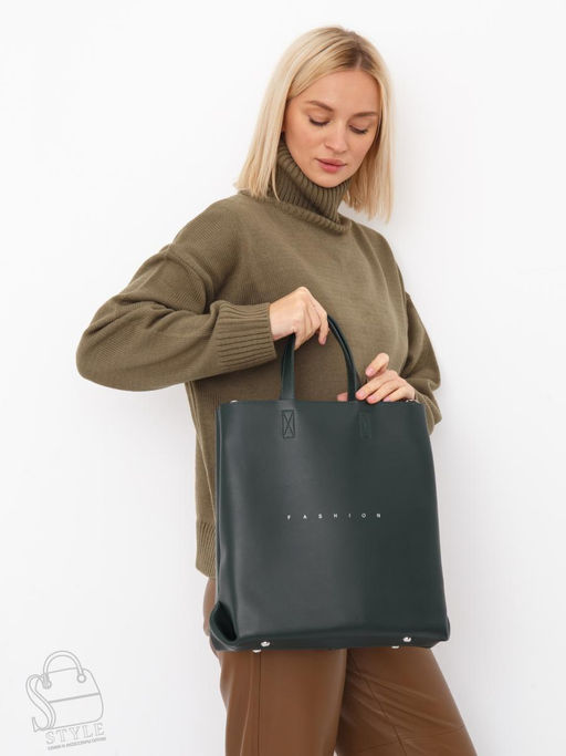 Сумка женская кожаная 1001L green Plina&Eiterou