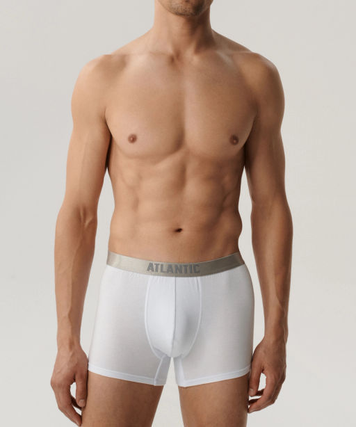 ATLANTIC BMH-012 Трусы шорты Basic белый  фото 2
